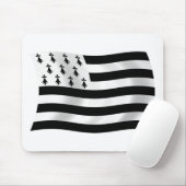 Bretonische Flagge-Mauspad Mousepad (Mit Mouse)