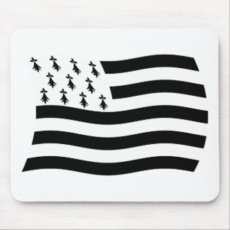 Bretonische Flagge-Mauspad Mousepad