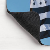 Bretonische Flagge Mousepad (Ecke)