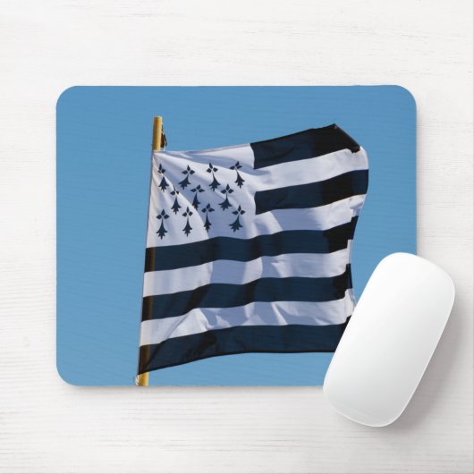 Bretonische Flagge Mousepad (Mit Mouse)