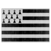 bretonische Flagge Schneidebrett (Vorderseite)