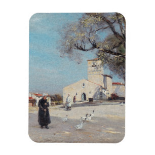 Bretonische Landschaftsdorfarchitektur Magnet