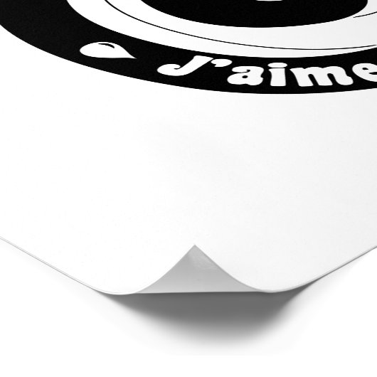 Bretonische Welle (Männerversion) Poster (Ecke)