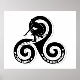 Bretonische Welle (Männerversion) Poster