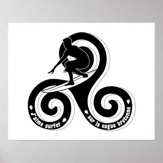 Bretonische Welle (Männerversion) Poster (Vorne)