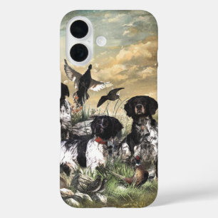 Bretonischer Spaniel, Leidenschaft für Vögel iPhone 16 Hülle