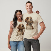 Bretonischer Spaniel, Leidenschaft für Vögel T-Shirt (Unisex)