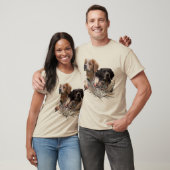Bretonischer Spaniel, Leidenschaft für Vögel T-Shirt (Unisex)