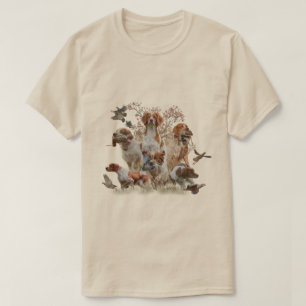 Bretonischer Spaniel, Leidenschaft für Vögel T-Shirt