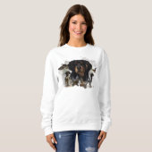 Bretonischer Spaniel  Sweatshirt (Vorne ganz)