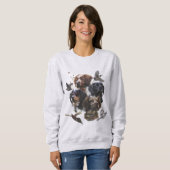 Bretonischer Spaniel  Sweatshirt (Vorne ganz)