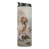 Bretonischer Spaniel Thermosbecher (Nach rechts gedreht)