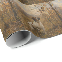 Bretonischer Spaniel – Waldschnepfenjagd Kunst Geschenkpapier