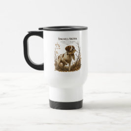 Bretonischer Spaniel – Waldschnepfenjagd Kunst Reisebecher