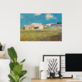 Bretonisches Dorf - Odilon Redon Kunst Poster (Heimbüro)