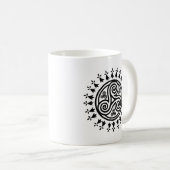 Bretonisches triskel u. hermines kaffeetasse (VorderseiteRechts)