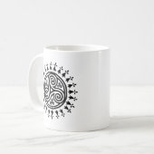 Bretonisches triskel u. hermines kaffeetasse (Vorderseite Links)