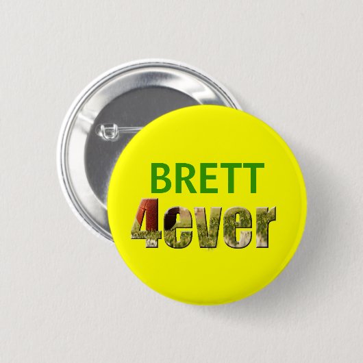 Brett 4ever button (Vorne & Hinten)