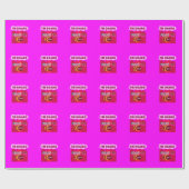 Brett Biene Kunstprint Geschenkpapier (Flach)