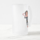 Brett Brandung Mattglas Bierglas (VorderseiteRechts)