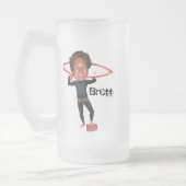 Brett Brandung Mattglas Bierglas (Links)