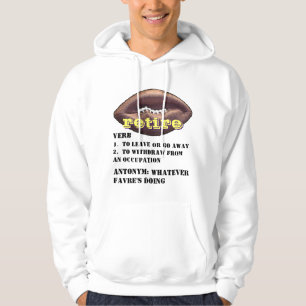 Brett Favre: Bedeutung des Wortes ZIEHEN sich Hoodie
