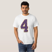 Brett Favre kundenspezifisches Wikinger #4 Shirt (Vorne ganz)
