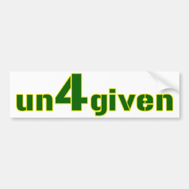 Brett Favre Un4given Autoaufkleber (Vorne)