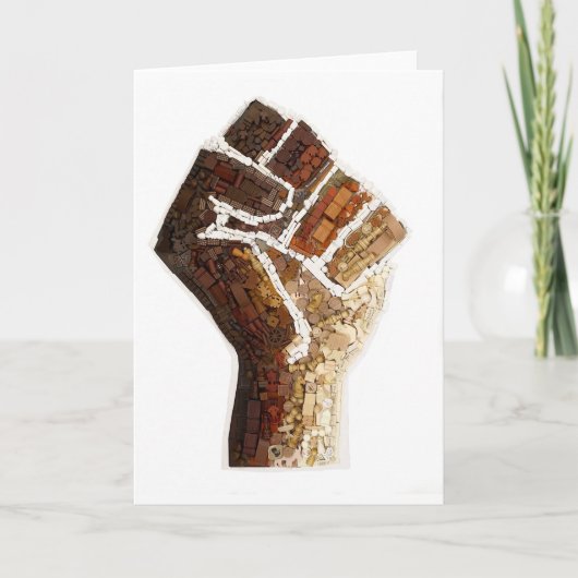 Brett-Game-Stücke-Probelauf-Faustkarte Feiertagskarte (Vorderseite)