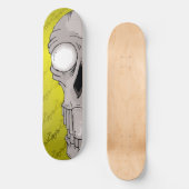 Brett-Gelb des Schädel-Z10 Skateboard (Vorderseite)