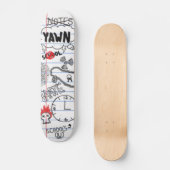 Brett in der Schule Skateboard (Vorderseite)