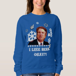 Brett Kavanaugh hässliche Chanukka Strickjacke Sweatshirt