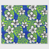 Brett-kurzer Garten - tief Blau Geschenkpapier (Flach)