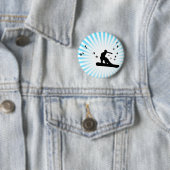 Brett mit Vögeln. Button (Beispiel)