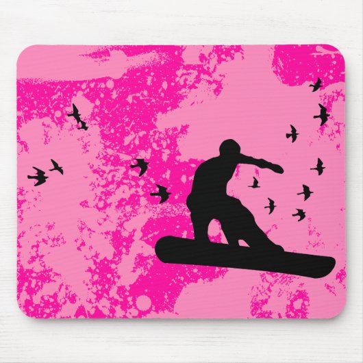Brett mit Vögeln. Mousepad (Vorne)