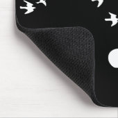 Brett mit Vögeln. Mousepad (Ecke)