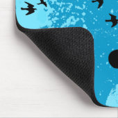 Brett mit Vögeln. Mousepad (Ecke)