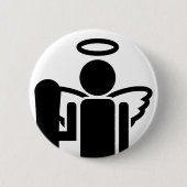 Brettengel. Button (Vorderseite)