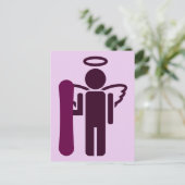 Brettengel. Postkarte (Stehend Vorderseite)