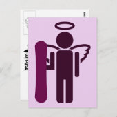 Brettengel. Postkarte (Vorne/Hinten)