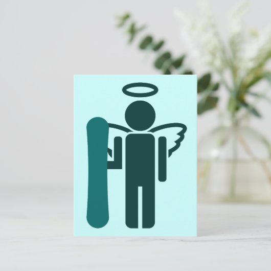 Brettengel. Postkarte (Stehend Vorderseite)