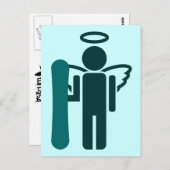 Brettengel. Postkarte (Vorne/Hinten)