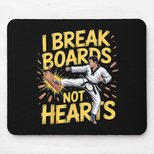 Bretter brechen, nicht Herzen, Training Sparring Mousepad (Vorne)