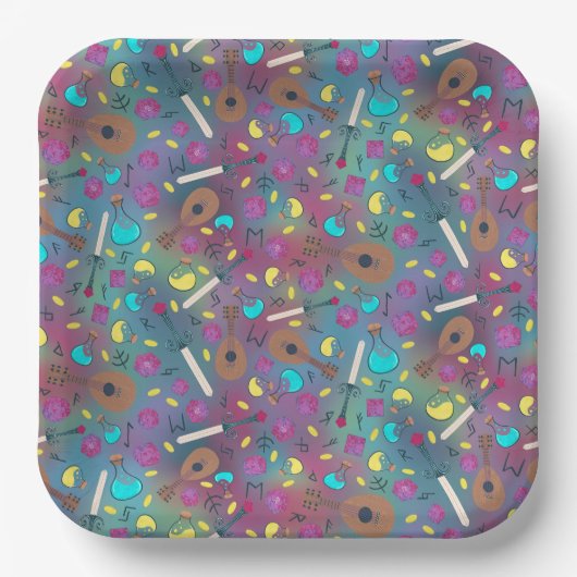 Bretter und Tabletops Pappteller (Vorderseite)