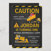 Bretterbau Geburtstagspartei UAWG Einladung (Vorne/Hinten)