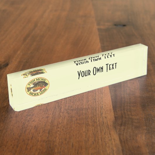 Brettfischerei Namensplakette (Seite)