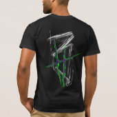 BrettHit | T-Shirt | [Black/Green] Logo Front/Back (Rückseite)