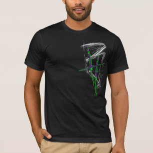 BrettHit   T-Shirt   [Black/Green] Logo Front/Back