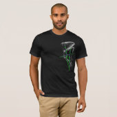 BrettHit | T-Shirt | [Black/Green] Logo Front/Back (Vorne ganz)