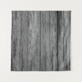 Brettholz, graue Kornstruktur Wandteppich (Vorderseite (Horizontal))